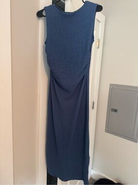 See You Monday Navy Sleeveless Maxi Dress
